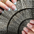 30 Sheets Silver Nail Art Stickers 3D Self Adhesive Sliver Line Nail Decals Heart Star Nail Sticker for Nail Art Silver Nail Design Nail Art Supplies for Women Acrylic Nails Decoration