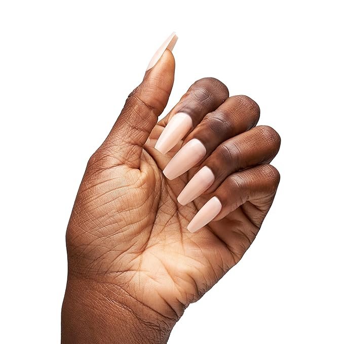 The Nailest - Instant Luxury Acrylic Press-on Nails - Medium Coffin- Love Me Nude