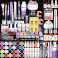 SAVILAND Professional Acrylic Nail Kit with Drill: 6 Colors Acrylic Powder & Liquid Beginner's Starter Set with Essential Oil Nail Primer Dehydrator Nail Tools DIY Home Manicure Christmas Gift