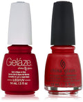 China Glaze Gelaze Tips and Toes Nail Polish, 108 Degrees, 2 Count