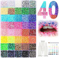 Bedazzler Kit with Rhinestones, Colorful DIY Resin Rhinestone Kit for Bedazzling, Resin Jelly Rhinestones for Bedazzling Kit for Diamond Art Bedazzled Nail Art Crafting Makeup (38000)