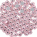 Beadsland Flat Back Crystal Rhinestones Round Gems for Nail Art and Craft Glue Fix, Light Pink, 1.2-1.4mm, SS3/1440pcs