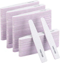 BTYMS 100 Count 100/180 Grit Nail Files for Acrylic Nails, Double Sided Emery Boards Reusable Nail Buffing Files