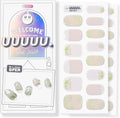 UUUUUU Semi Cured Gel Nail Strips | Salon-Quality | UV Free Gel Nail Wraps for Women | Easy Peel&Stick | Long-Lasting up to 14 Days | 28 Strips Set+File & Wipes | Gift-Ready (UGN140 Dear Jane)