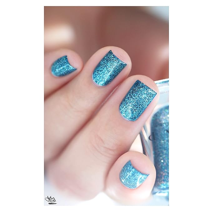 ILNP Time In A Bottle - Vivid Blue Holographic Nail Polish