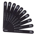 Makartt Nail File, 180/240 Grit Emery Boards for Nails, 10pcs Professional Washable Dual Sides Filer Kit for Natural Nails, Gentle Filing & Ultra-Fine Shining Manicure Tools