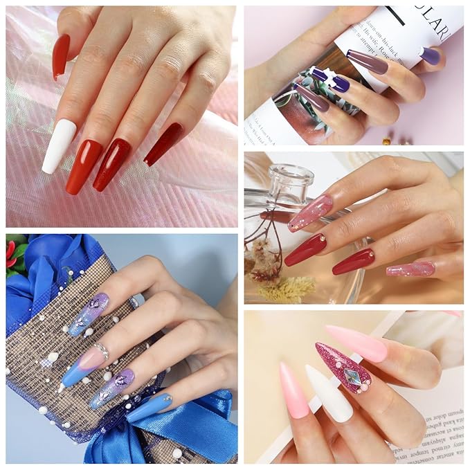 COSCELIA 53pcs Gel Nail Polish Kit with U V light and Drill Starter Kit 35 Colors Gel Nail Polish with 5pcs Top Base Coat Nail Art Professional Gel Manicure Kits Gifts for Women Teens Girls