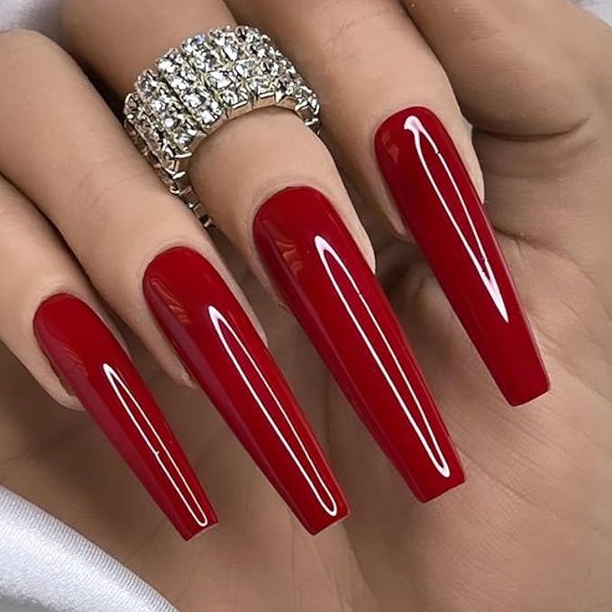 Nail Gel-X Natural Coffin XXL Tips Set - NeVi USA Premium Quality, 360 Tips in 12 Sizes - Complete DIY Nail Extension Kit | No Size 00 Included #10&11 are in the same section #10