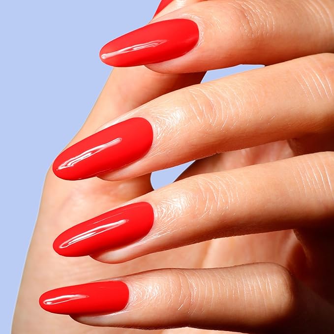 LONDONTOWN lakur Nail Polish - Chip-Resistant, Non-Toxic, Conditions & Hydrates Nails | Glossy Bright Red, Maraschino Cherry, .40 fl oz