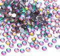 Green Volcano Flatback Rhinestones, Glass Rhinestones for Nail Art and Craft, Glue Fix, Loose Crystal Gemstones(Green Volcano, SS8, 1440pcs, 2.3-2.5mm)
