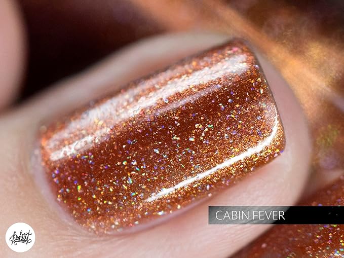ILNP Cabin Fever - Burnt Orange Holographic Nail Polish