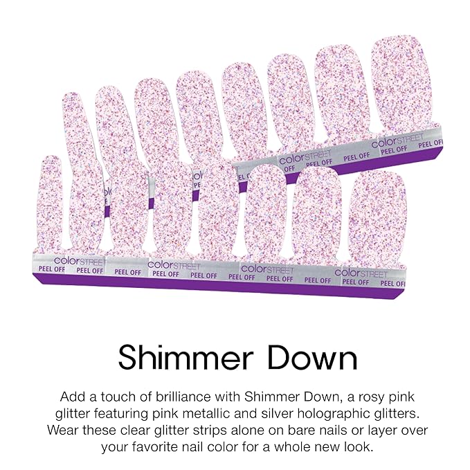 Color Street Shimmer Down Nail Strips
