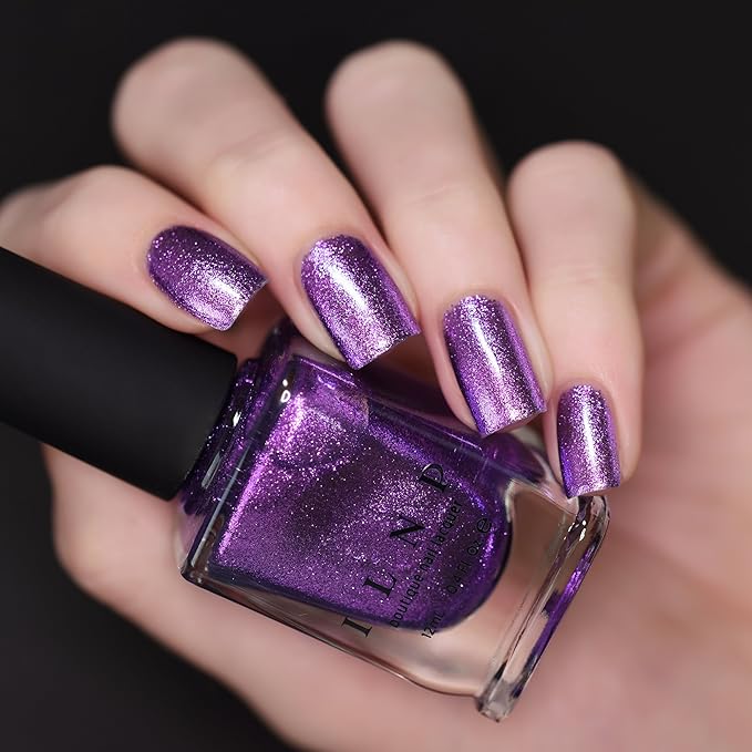 ILNP Hi-Fi - Bright Purple Ultra Metallic Bright Nail Polish