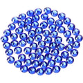 Novani Rhinestones 3000Pcs Flatback Crystal Round Loose Gemstones Glass Rhinestones for Crafts Makeup Nail Art Clothes Shoes DIY Decorations(SS10, 2.7-2.9mm,Sapphire)