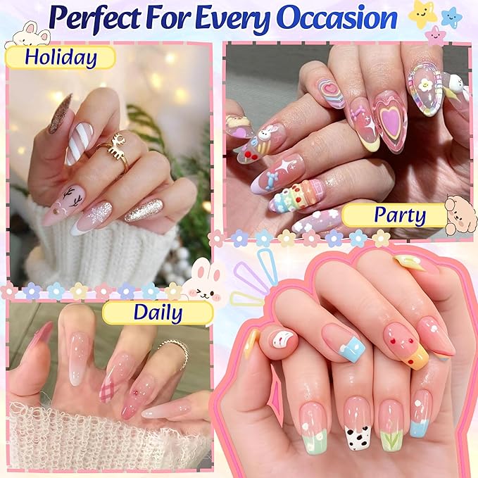 12 Colors 3D Nail Art Pens Set, 0.7mm Fine Tip, Waterproof and Quick-Drying Nail Polish Markers, Nail Painting Kit for DIY Nail Art Design