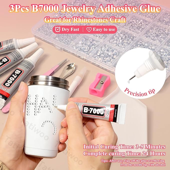 20000Pcs Silver Flatback Jelly Resin Rhinestones for Bedazzling, Mix Sizes Crystal Rhinestones Gems, Silver Gems Bedazzling for Crafting for DIY Face Makeup Crafts Tumblers