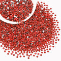 3000PCS SS8/2.5mm Crystal Rhinestones (Light Red/Light Siam), Bedazzling Flatback Glass Rhinestones for Crafting, Gems Diomand for Tumbler Shoes Clothing Mug Nail Art