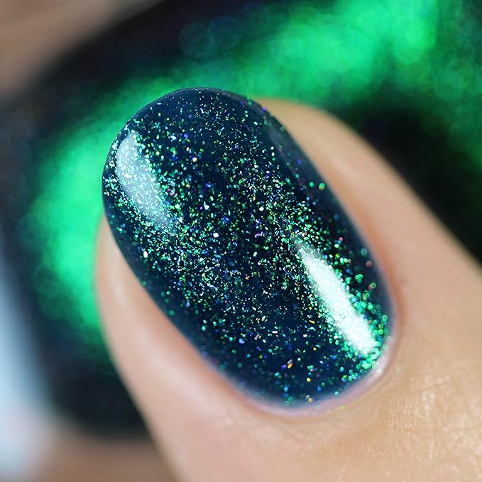 ILNP Riddle Me This - Deep Blue Holographic Shimmer Nail Polish