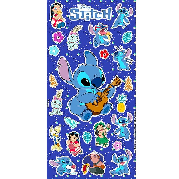Stitch Nail Art Set - Bundle with Lilo and Stitch Nail Art Kit and Disney 100th Stickers for Party Supplies, Goodie Bags, and More