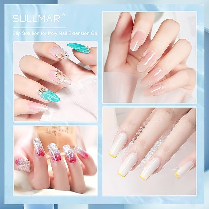 Slip Solution Liquid Poly Nail Gel Slip Solution for Poly Nail Gel Nails Slip Solution 1.35FL.OZ