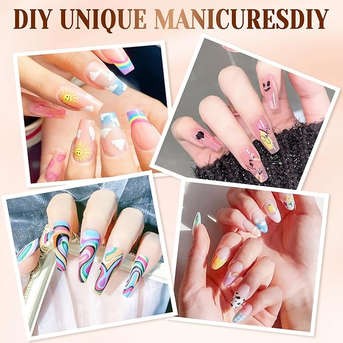 12 Color Nail Art Pens for Painting Nails 0.7mm Nail Polish Pens Set DIY Art Markers Drawing Painting Liner Brush for Gel Nails Design Doodle Pen Unique Fingernail Paint Accessories Gifts Women