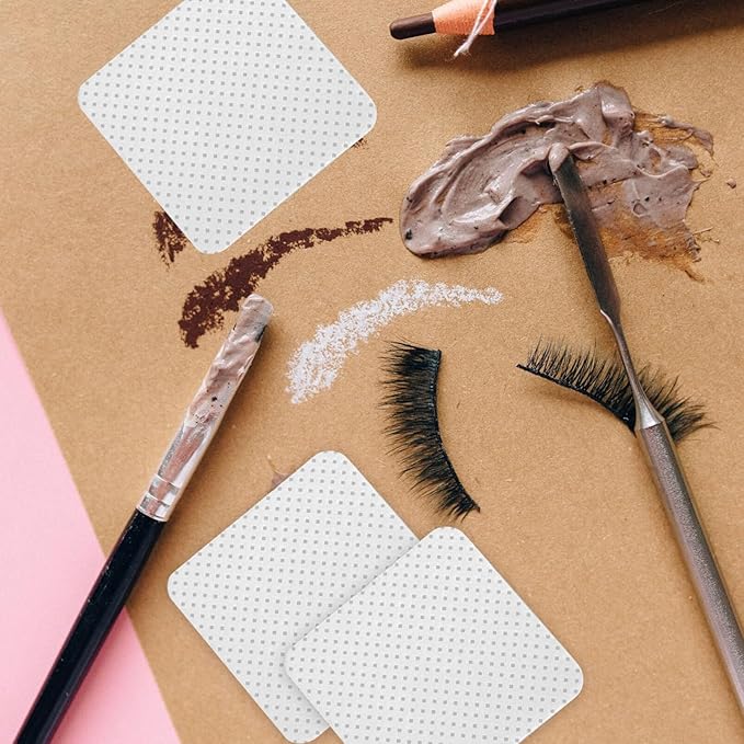 600pcs Cleaning Pads Nail Tools Lash Extensions Eyelash Wipers Removal Tool Eyelash for Extensions Lash Extension Cotton Major White
