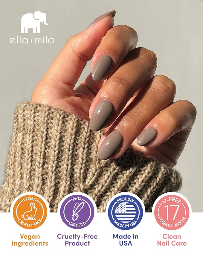 ella+mila Fragrance-Free Cuticle Oil with Pure Tsubaki & Argan - 100% Natural Nail & Cuticle Treatment - Vegan - 2.3 fl oz