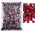 Blinginbox Flatback Rhinestones Bulk,14400pcs Crystal Round Loose Gemstones Glass Rhinestones for Crafts Makeup Nail Art Clothes Shoes DIY Decorations(SS16,3.8-4.0mm,Dark siam)
