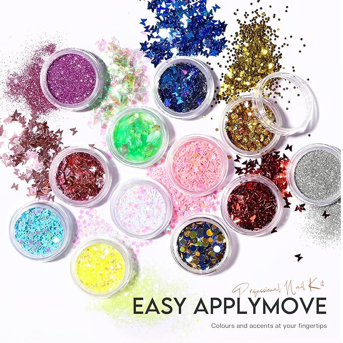 Morovan Poly Gel Nail Kit: 8 PCS Poly Gel Starter Kit With 48W U/V Lamp, DIY At Home Beauty Gifts