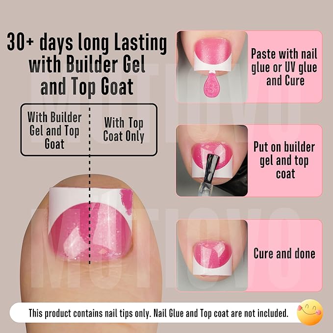 Extra Short Toe Nail White French Tip ROSE PINK,Soft Gel False Toenail Extension Kit,Thick Sharp Square Press On,Need Builder Gel & Apply Top Coat, No Glue included,for DIY x16 Sizes 224 pcs