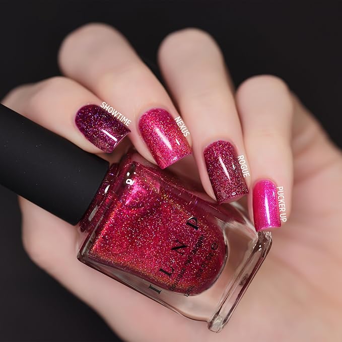 ILNP Nexus - Rich Raspberry Holographic Nail Polish