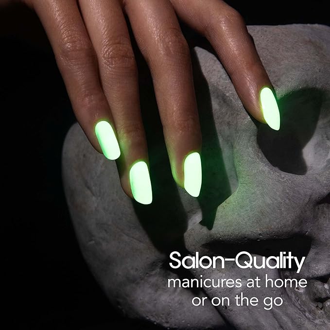 Color Street Glow Getter Glow-in-The-Dark Creme Nail Strips