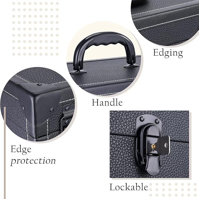 Frenessa Rolling Nail Case - Wheeled Vegan Leather Manicure Storage Organizer for Nail Technicians, Cosmetologists, and Stylists