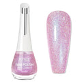 Quick Dry Glitter Nail Polish Holographic Finger Nail Polish Non Gel High Glossy Shiny Shimmer Nails Laquer Oil-based Holo Fingernail Air Dry Fast Manicure Gift For Women Girls 16ml, 0.54fl oz