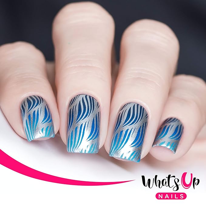 Whats Up Nails - Nautical Sea Stamping Plates 2 Pack (A019, B038) for Nail Art Design