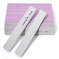 Canvalite 25 PCS Nail File Professional Nail Files Reusable Double Sided Emery Board(80/80 Grit) Nail Styling Tools for Home and Salon Use