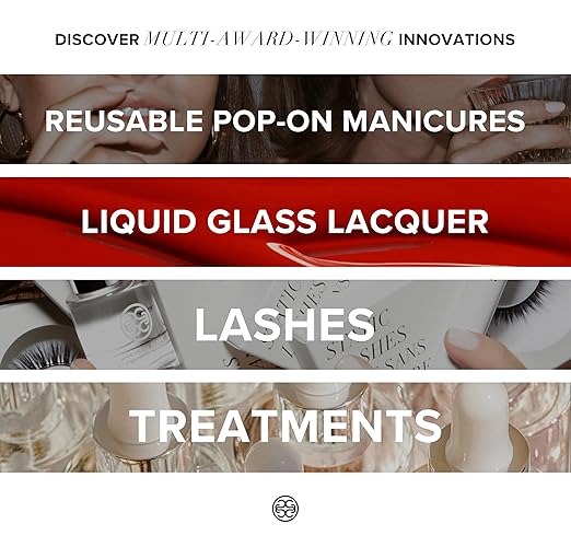 Static Nails Brush On Nail Glue for Press Ons, Pop-Ons, Acrylic/Fake Nails, and Tips | Brush On Applicator for Easy Application | Strong Bond, Mess Free, and Long Lasting Nail Glue