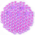 Beadsland 288pcs Flat Back Crystal Rhinestones Round Gems for Nail Art and Craft Glue Fix, Luminous Purple, SS30, 6.3-6.5mm