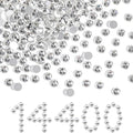 Beadsland Flatback Rhinestones Bulk,14400pcs White Rhinestones for Nails Crafts Clothes DIY Decoration, Crystal, SS12,3.0-3.2mm