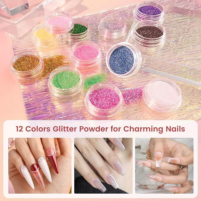 Practice Hand for Acrylic Nails Kit: Fake Hand for Nail Extensions Caving - Flexible Nail Mannequin Hand for Beginners Salon Home