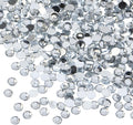 John Bead 2000 Pieces 4mm (SS16), Crystal, Acrylic Round Flat Back Rhinestones for Jewelry Making, DIY Crafts, Nail Art, Face Makeup, Clothes