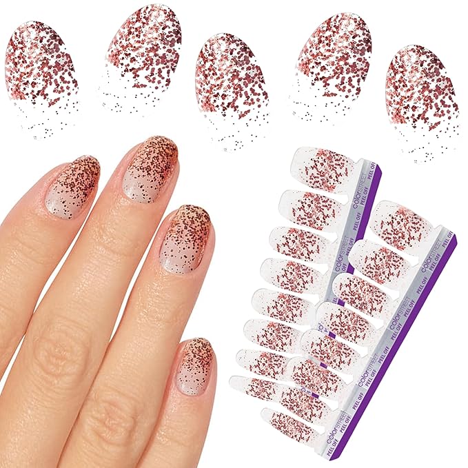 Color Street Coming Up Rose Gold Nail Strips