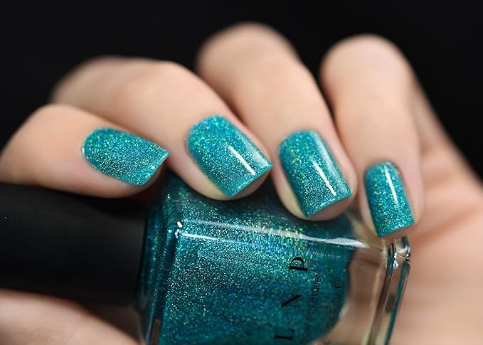 ILNP Harbour Island - Caribbean Blue Holographic Nail Polish