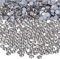Bymitel Hotfix Crystal Rhinestones Round Gems, Iron on DIY Jewelry Making Flat Back for CraftsBlack Diamond, 3mm(SS12/2880pcs)