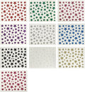 Allydrew Glitter Stars Decorative Nail Stickers Glitter Stars Decorative Nail Stickers (10 Sheets)