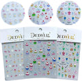 Dedyel Food Nail Art Stickers 3D Cake Dessert Donut Ice Cream Cookies Fruit Bread Self-Adhesive Nail Stickers for Women Girls Kids