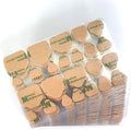 Nail Stickers：Nail Adhesive Tabs Transparent Double Side Nail Sticky Tabs, 1200PCS Toes Press Ons Nail Sticker,Waterproof Breathable Toe False Nail Tips Jelly Nail Glue Replacement (Toe 50 Sheet)