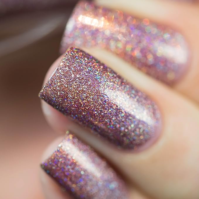 ILNP Close Knit - Rosy Mauve Ultra Holographic Nail Polish