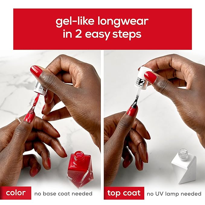 essie Gel Couture 2-Step Longwear Nail Polish, Perfect Posture, 0.46 fl. oz