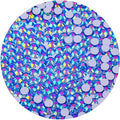 4500 Pcs SS6 2mm Flatback Rhinestones for Nails Art Crafts Glitter Round Gems AB Crystals DIY Clothes Shoes （Sapphire AB）